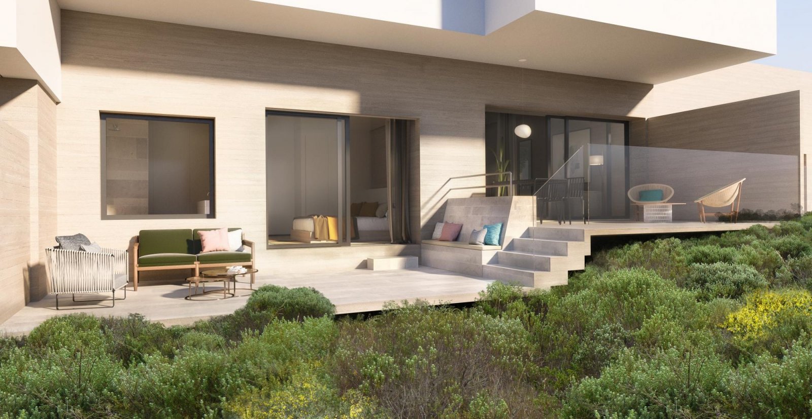 Weltberühmtes Resort mit 3 Zimmern und zwei Badezimmern am Golfplatz in Zypern