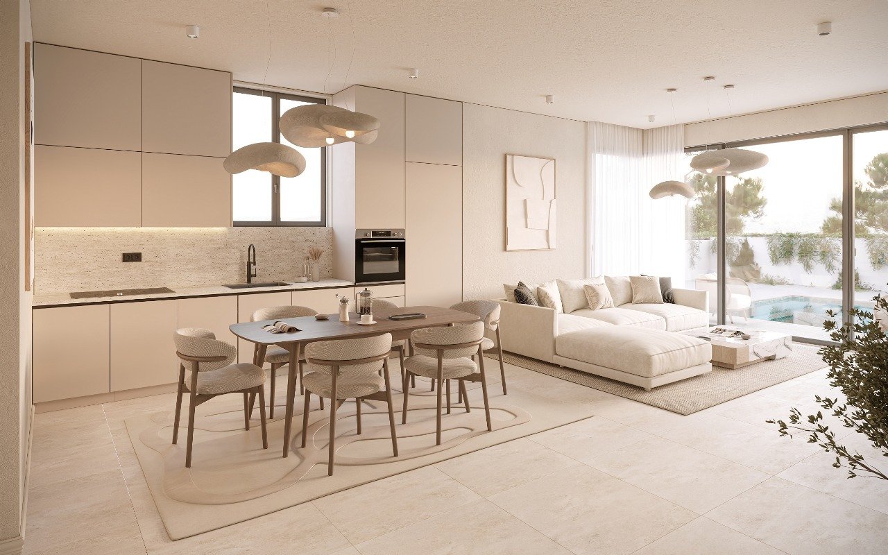 Anlagevilla (3+1 Schlafzimmer) mit garantierter Rendite von 5 %, 150 m vom Meer entfernt, direkt am Yachthafen in Zypern.