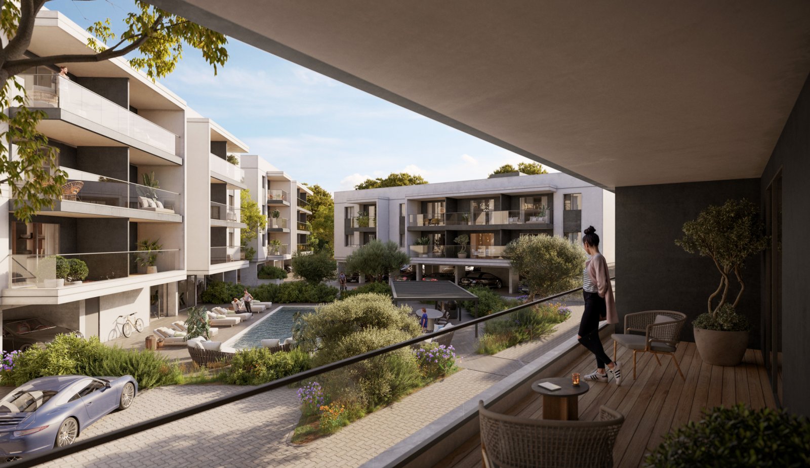 Luxuriöse Dreizimmerwohnung in der Nähe des Golfplatzes in Limassol zu einem günstigen Preis