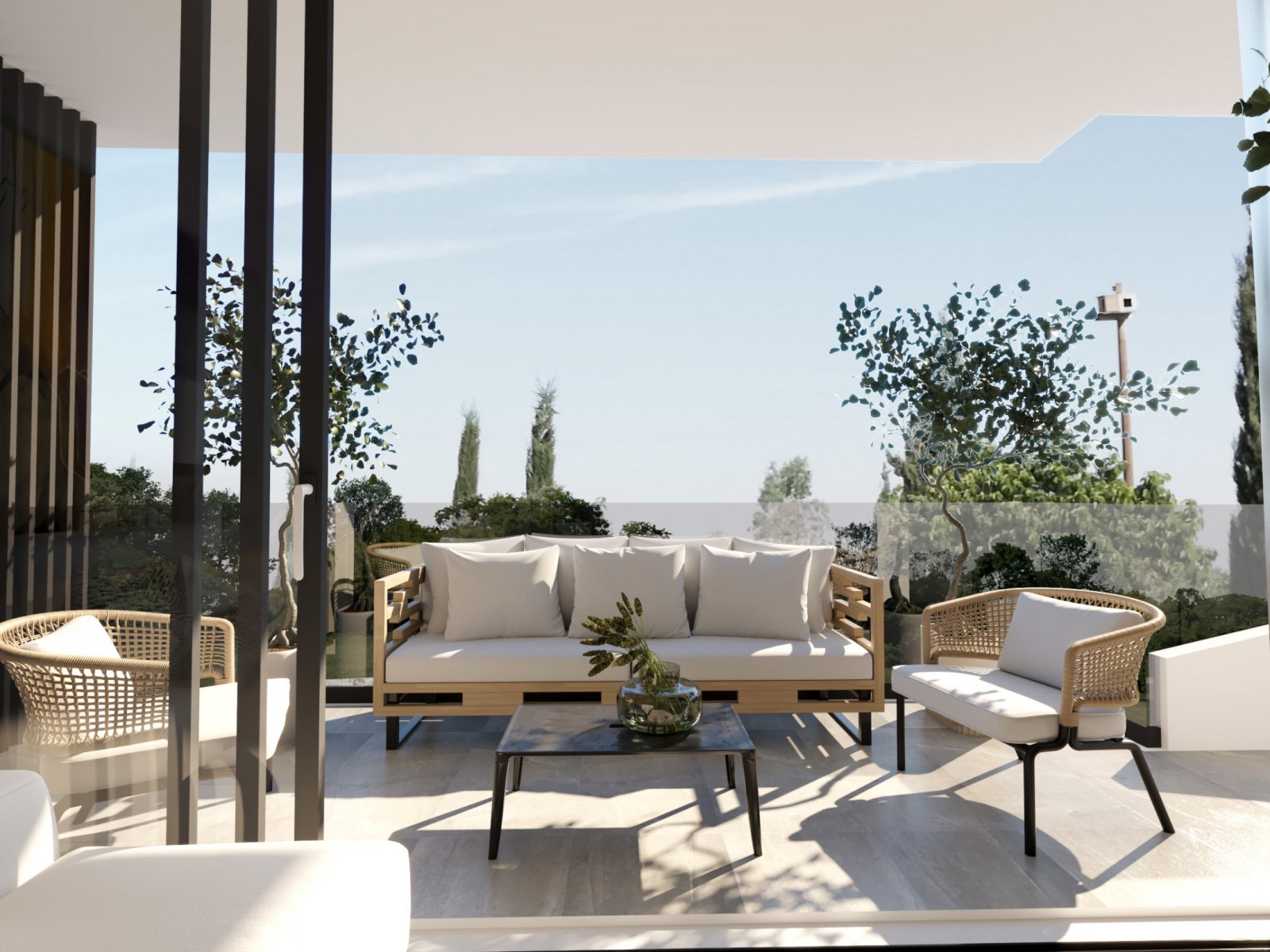 Großes Penthouse mit drei Schlafzimmern und großem Dachgarten in Larnaka zu einem guten Preis