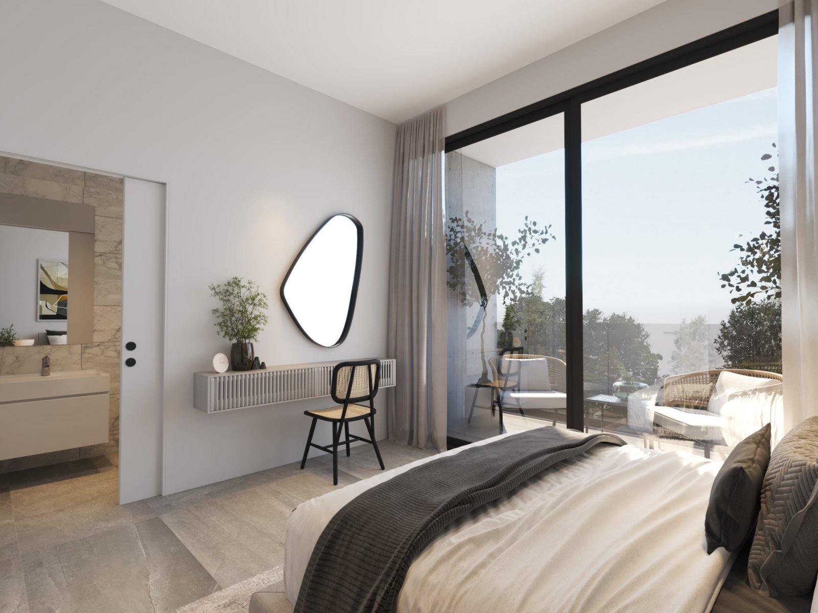 Großes Penthouse mit drei Schlafzimmern und großem Dachgarten in Larnaka zu einem guten Preis