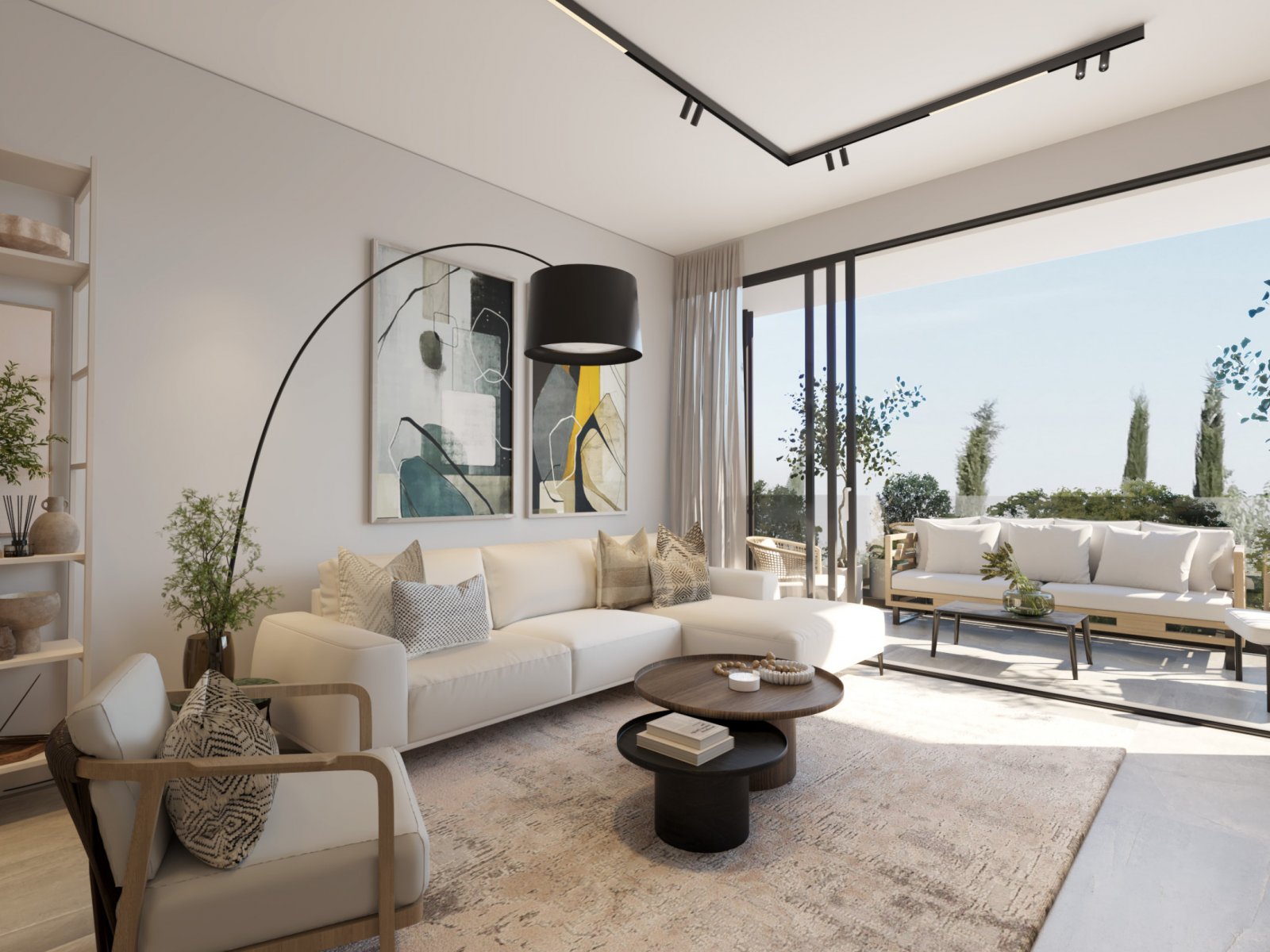 Großes Penthouse mit drei Schlafzimmern und großem Dachgarten in Larnaka zu einem guten Preis