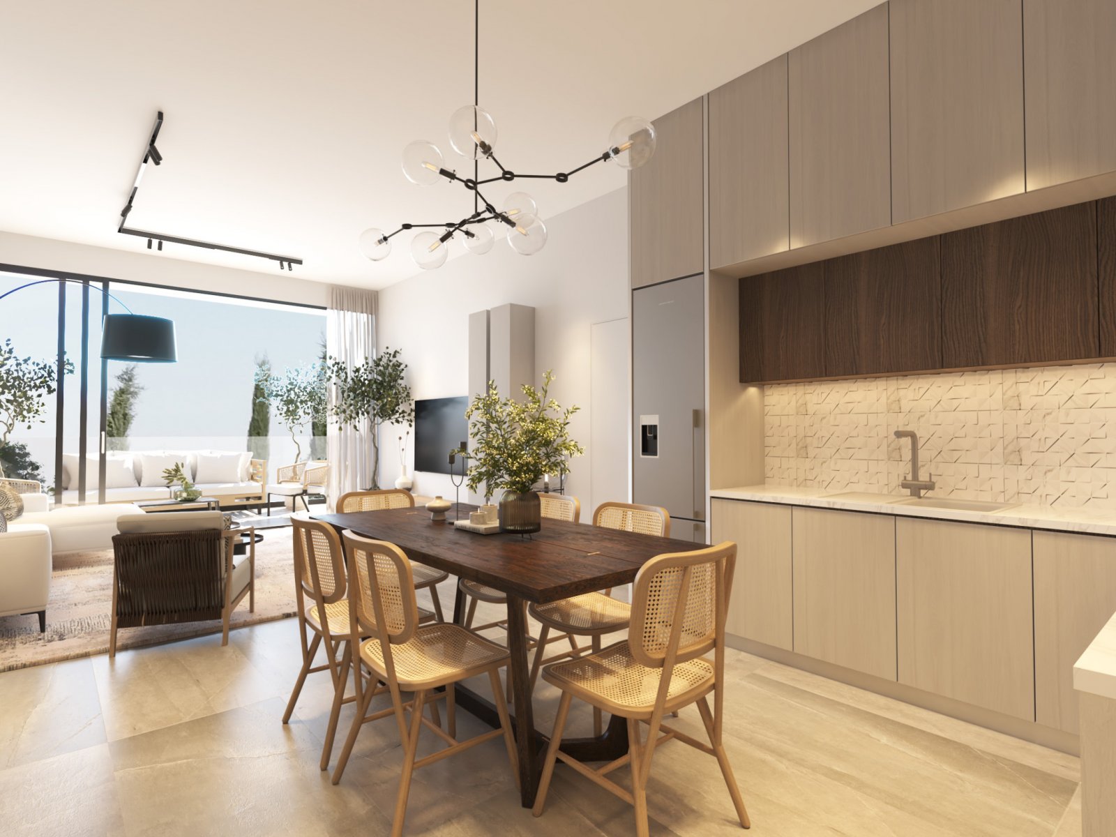 Großes Penthouse mit drei Schlafzimmern und großem Dachgarten in Larnaka zu einem guten Preis