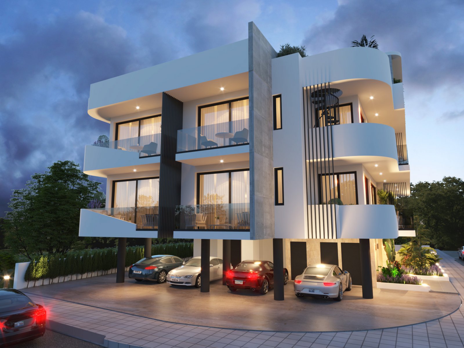 Großes Penthouse mit drei Schlafzimmern und großem Dachgarten in Larnaka zu einem guten Preis