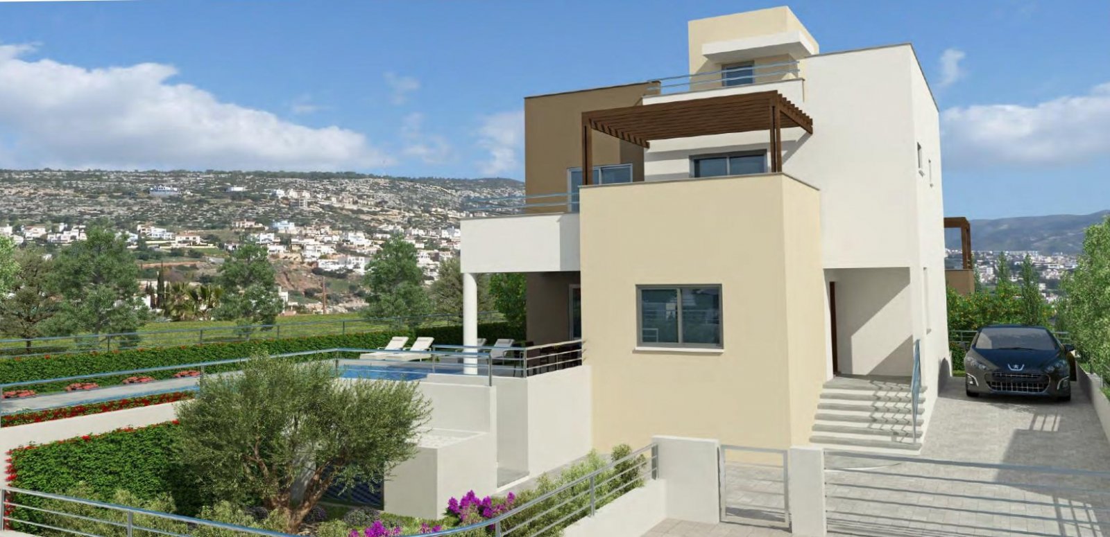 Wunderschöne 3+1-Zimmer-Villa mit großem Grundstück und Swimmingpool in ruhiger Lage