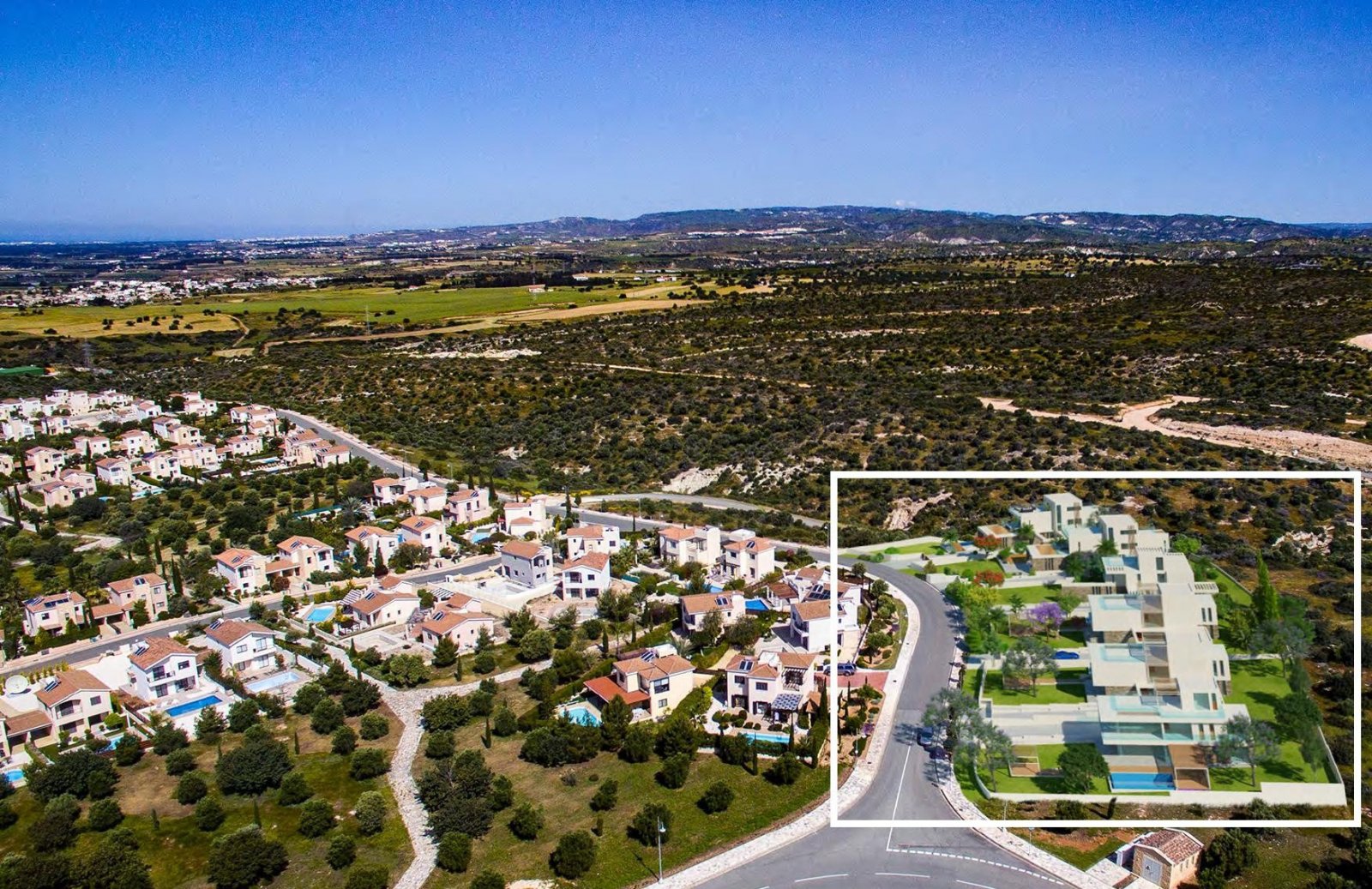 Wunderschöne Villa (4+1 Schlafzimmer) mit großem Grundstück, Dachgarten und Swimmingpool am Golfplatz in Zypern.