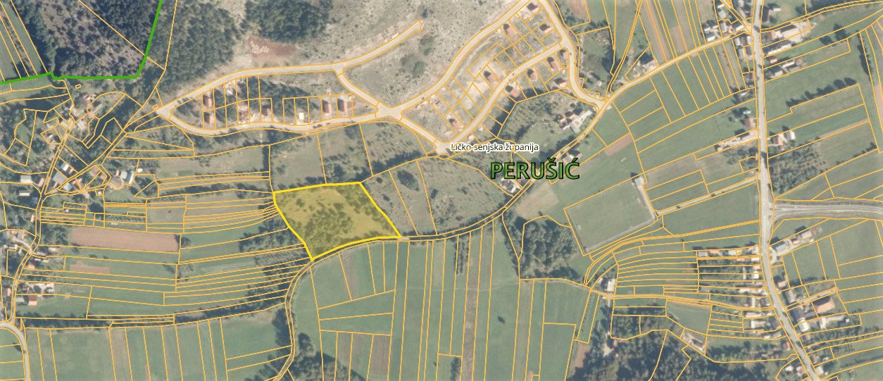 Baugrundstück in Perusic – Ideale Investitionsmöglichkeit für Bauvorhaben in Kroatien