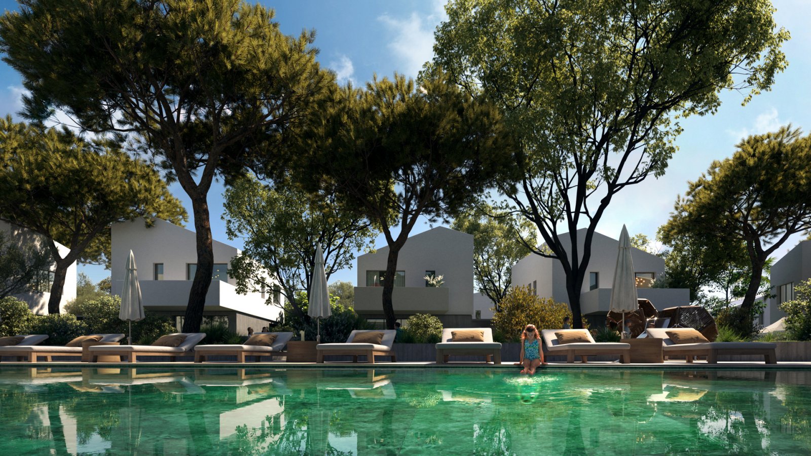 Anlagevilla (3+1 Zimmer) mit lebenslanger Renditegarantie von 5 bis 7 %, großem Grundstück und Swimmingpool