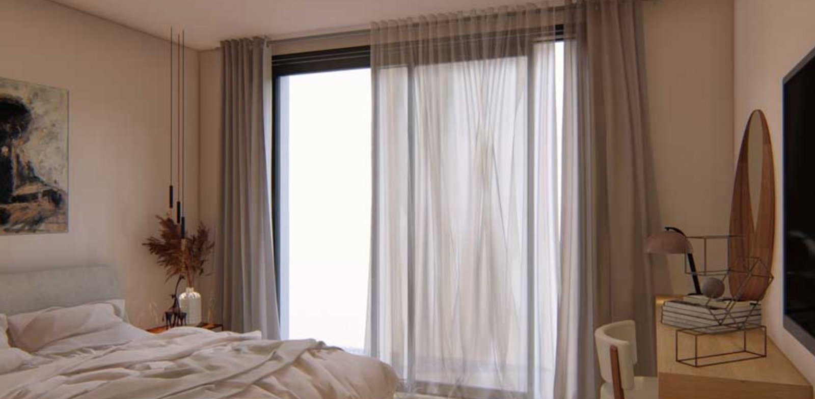 Luxuriöses Zwei-Zimmer-Apartment mit Meer- und Stadtblick in Limassol