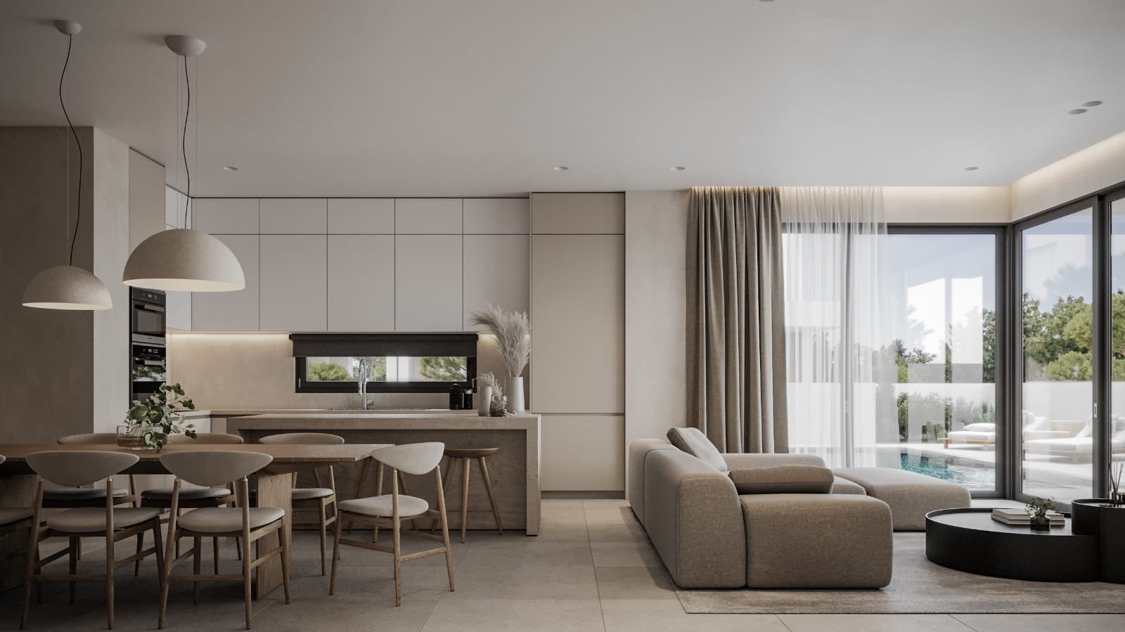 Wunderschöne Villa (3+1 Schlafzimmer), drei Badezimmer, privater Pool