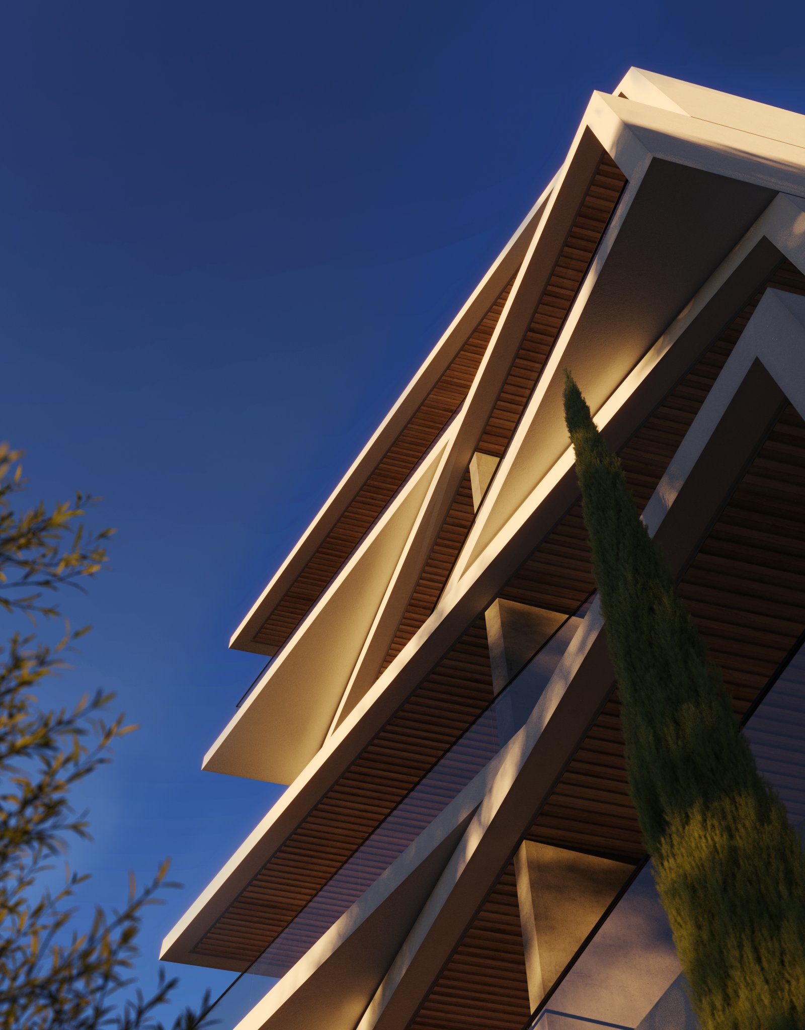 Luxuriöse Dreizimmerwohnung → abgeschlossene Wohnanlage am Meer → Limassol