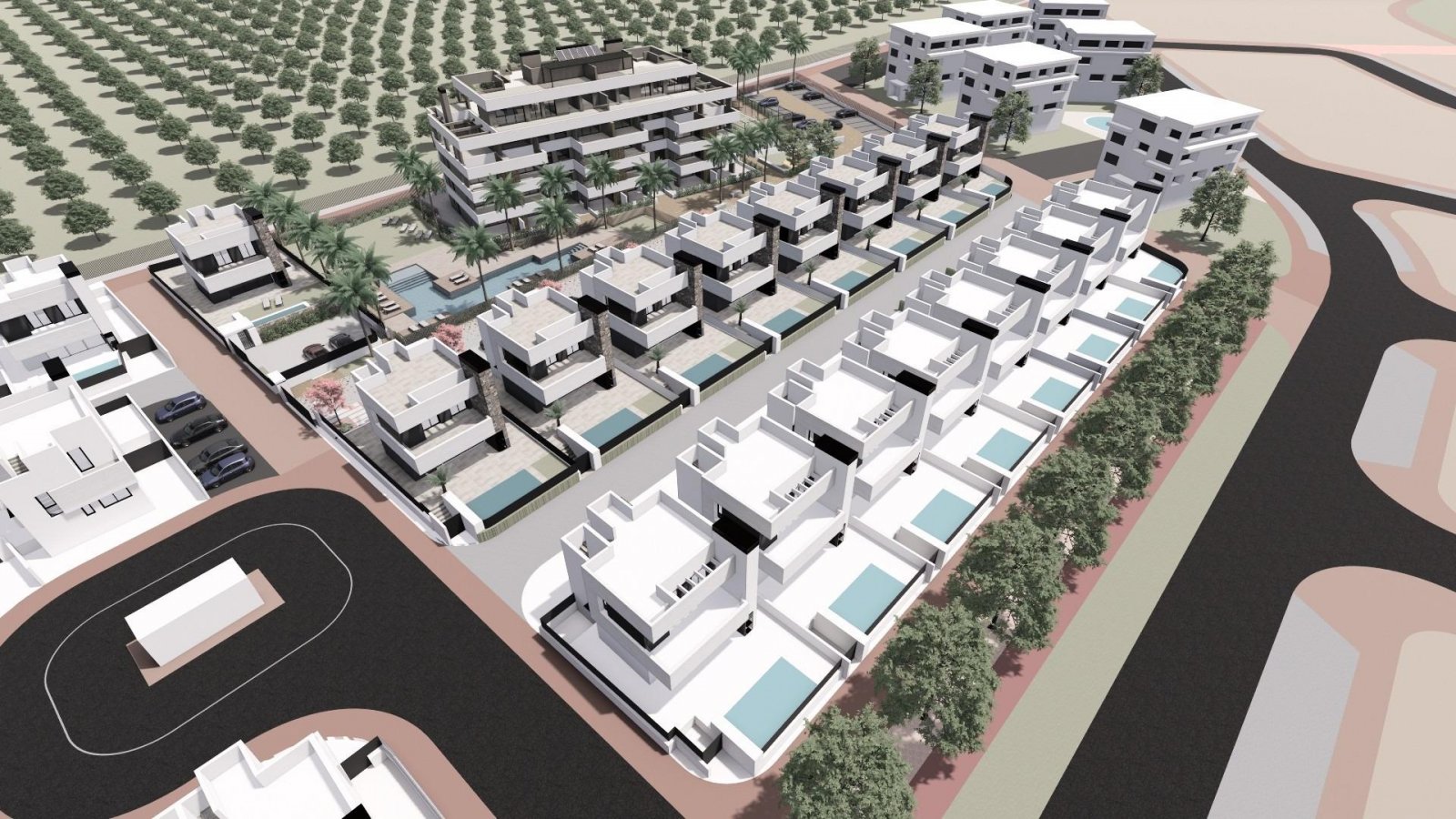 Exklusive Dreizimmerwohnung mit Terrasse und Grünanlage – Murcia