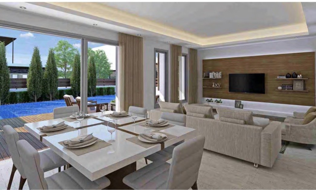 Luxuriöse Villa mit 4 Schlafzimmern und Garten in Meeresnähe, Paphos