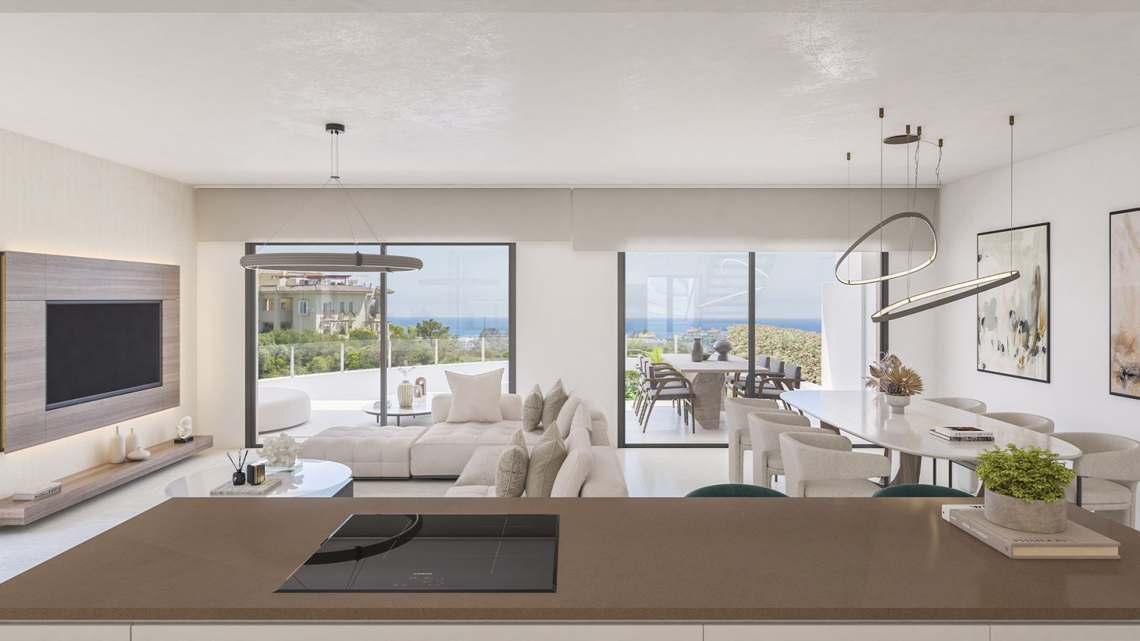 Stilvolles Apartment, sonniger Ferienort mit Meerblick, Estepona, Costa del Sol