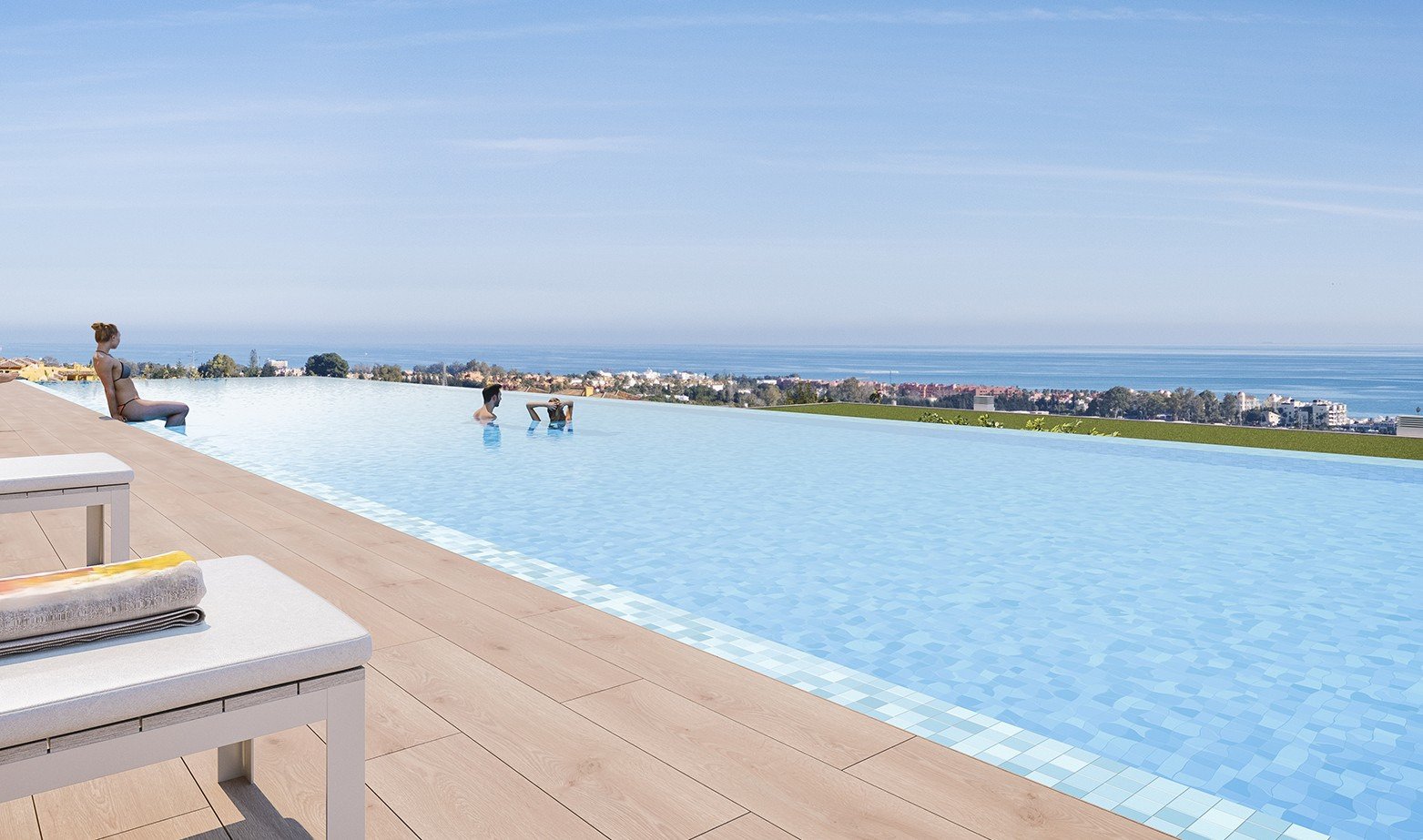 Premium-Maisonette-Wohnung mit Meerblick und Solarium, Estepona, Costa del Sol