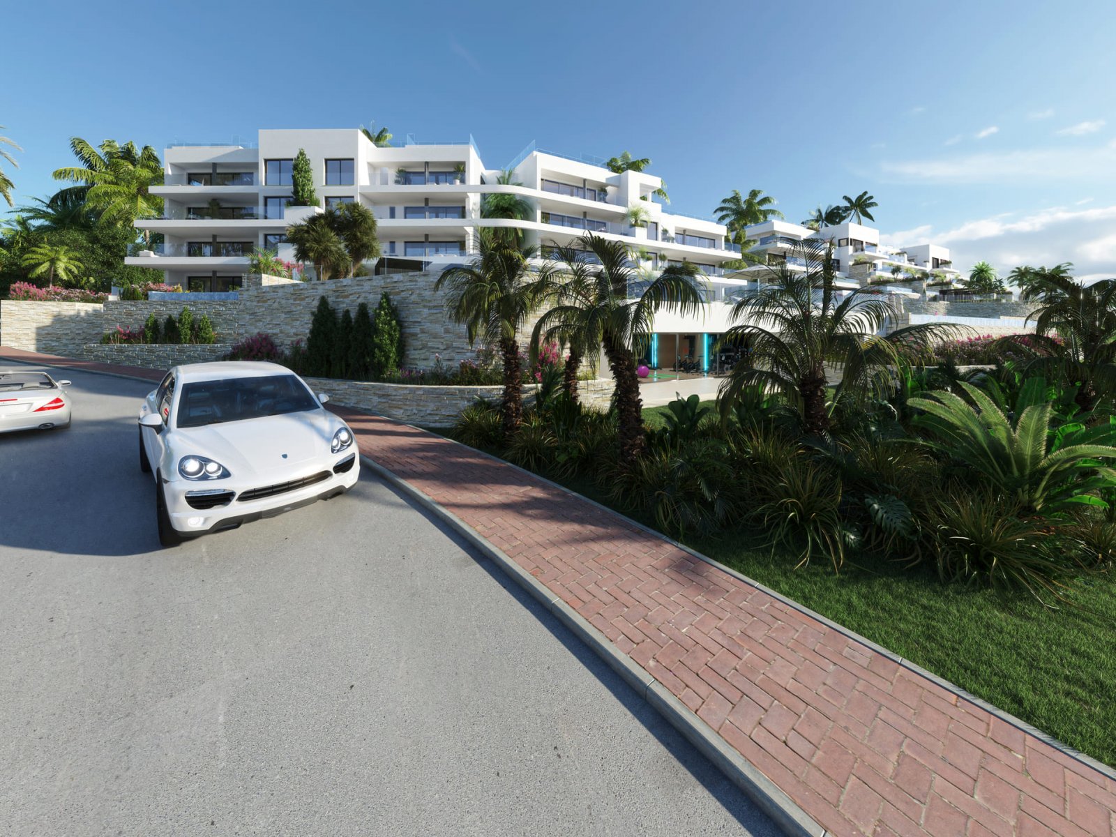 Exklusive Apartments → private Gärten, Swimmingpool und Fitnessbereich → Orihuela