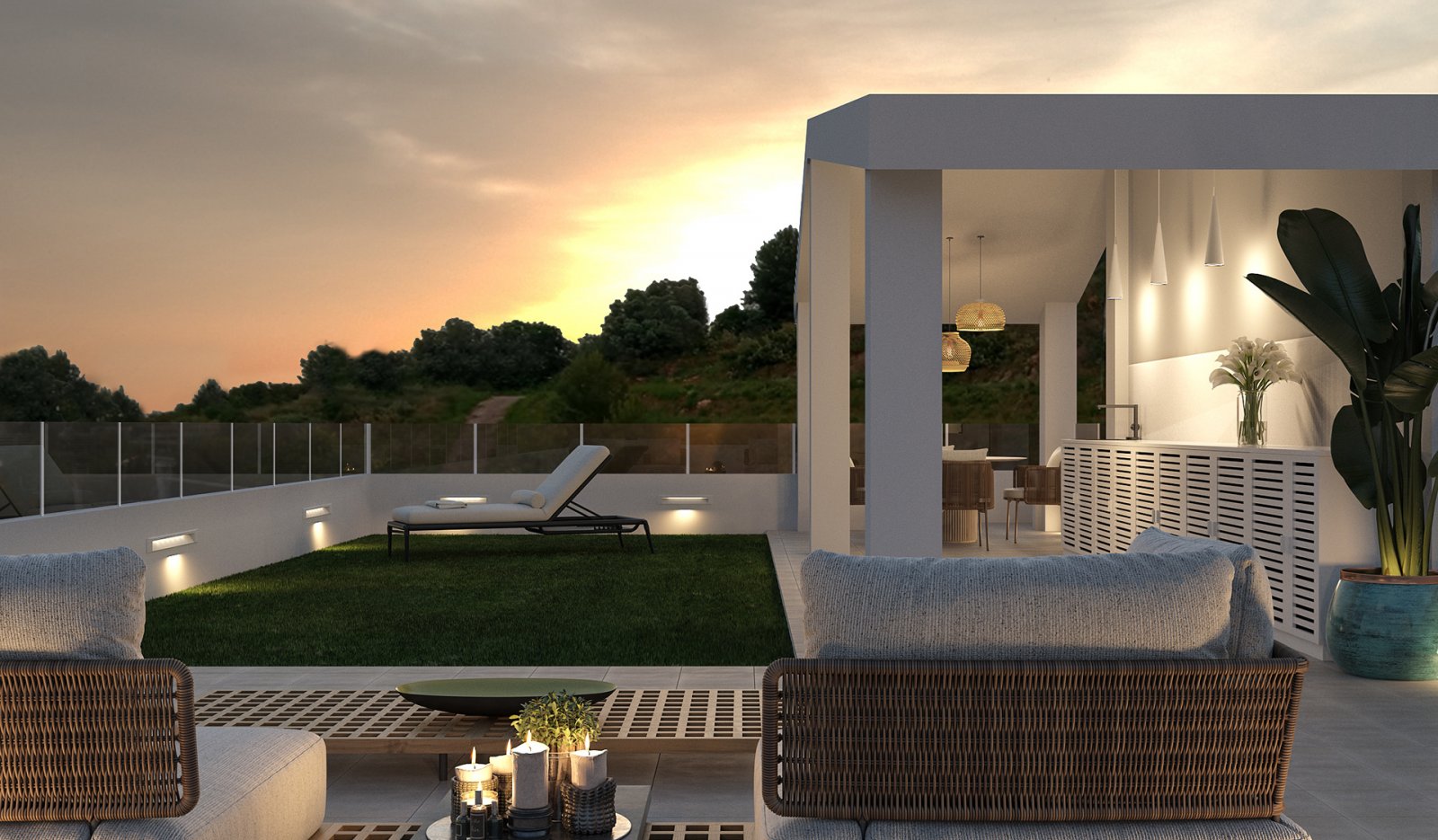 Apartamenty Mediterrane → Widok na morze, basen i ogród → Xeresa