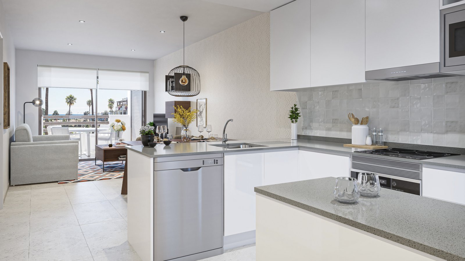 Exklusives Wohnen direkt am Meer – geräumiges Apartment mit Terrasse in der Residenz Mar de Pulpí