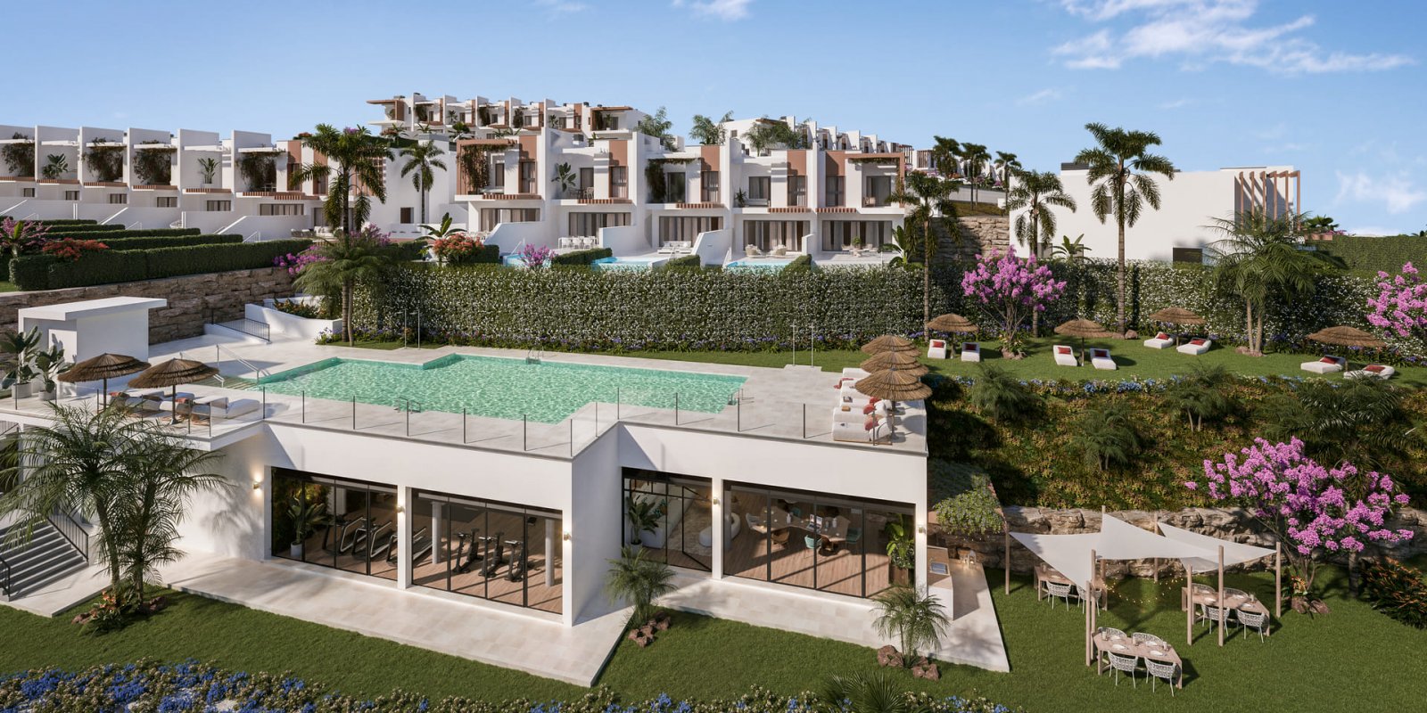 Exklusive Villen → Strand in erster Reihe, Golfplatz in Reichweite → Estepona