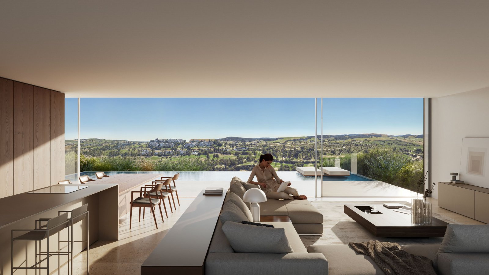 Luxusvilla → Meerblick, privater Pool und Garage → Estepona