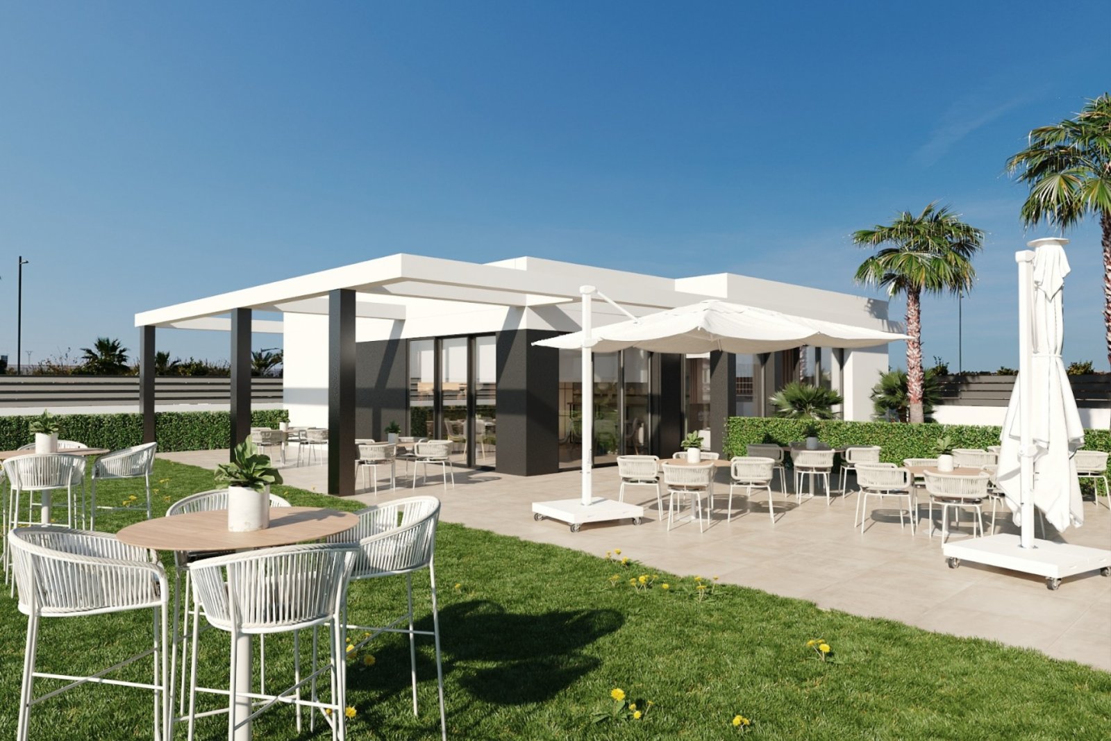Exklusive Apartments → 5 km vom Meer entfernt, Swimmingpool und Gartenanlage → Torre-Pacheco