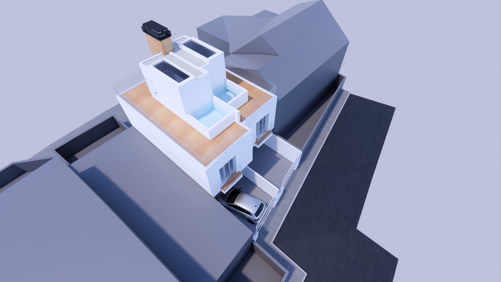 Ekskluzywny dom w zabudowie bliźniaczej z widokiem na morze 500 m od wybrzeża Cartageny