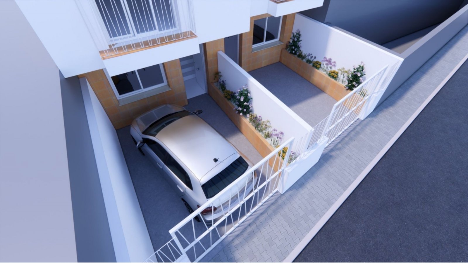 Ekskluzywny dom w zabudowie bliźniaczej z widokiem na morze 500 m od wybrzeża Cartageny