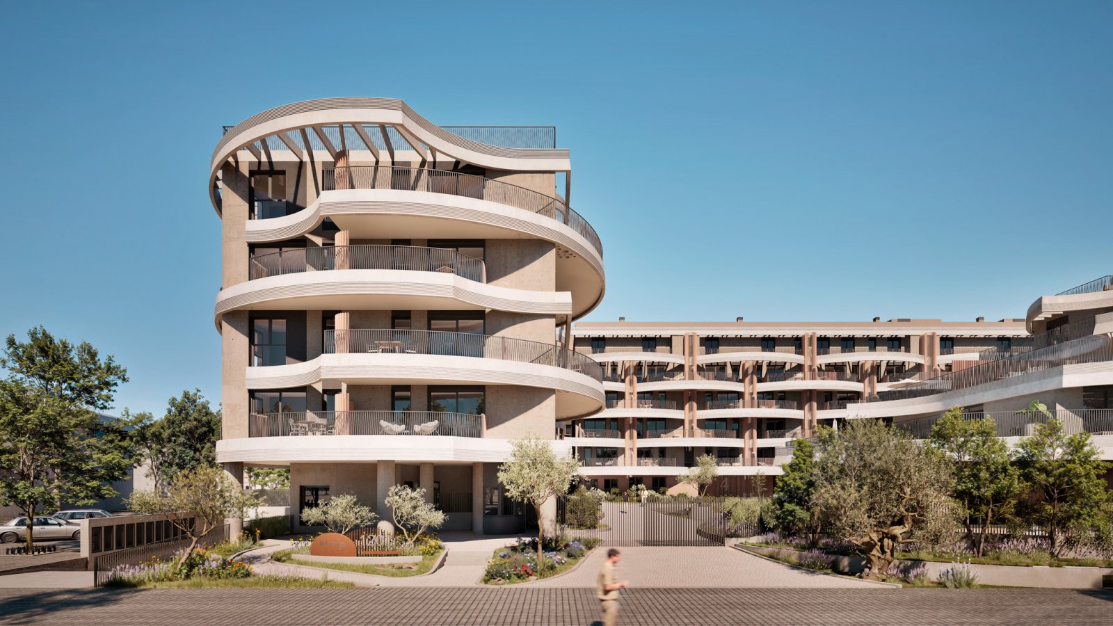 Moderner Wohnkomplex mit Swimmingpool und Garten, in der Nähe des Flughafens Málaga