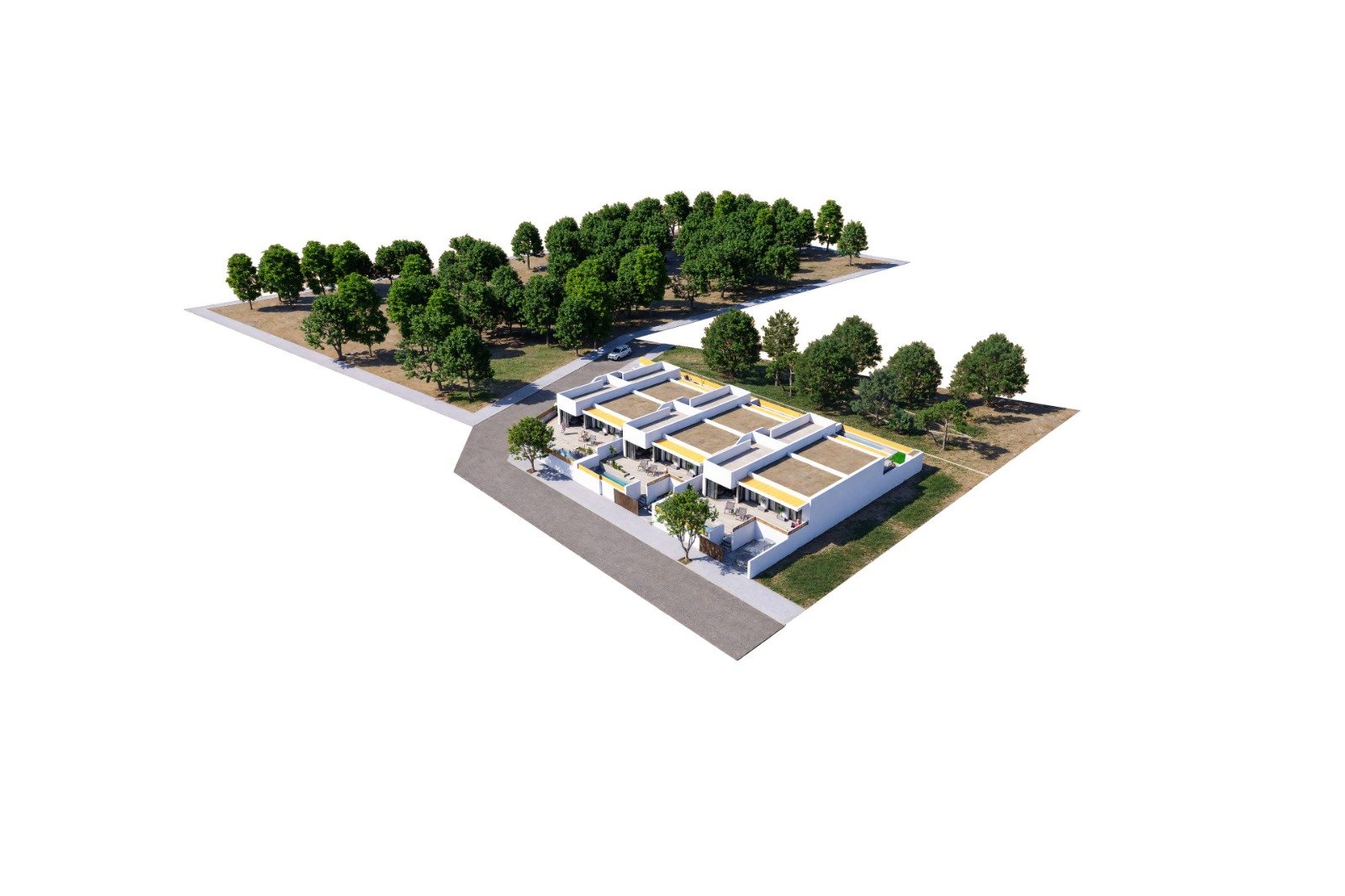 Luksusowy dom szeregowy z prywatnym basenem i ogrodem, Dolores