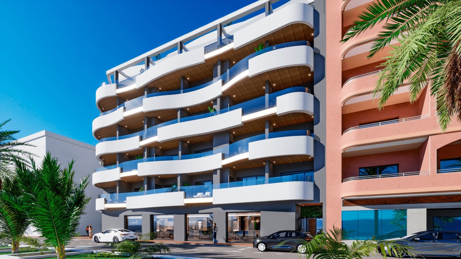 Nowoczesne apartamenty i penthousy, 100 m od plaży, Torrevieja