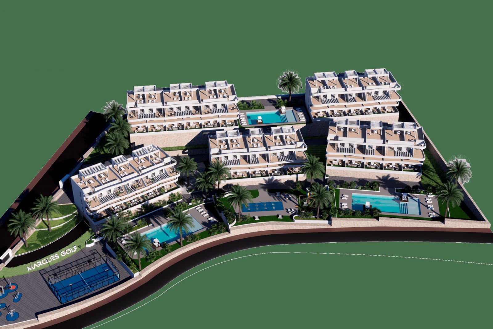 Luxuriöse Apartments in der Nähe von Meer und Golfplatz, Finestrat