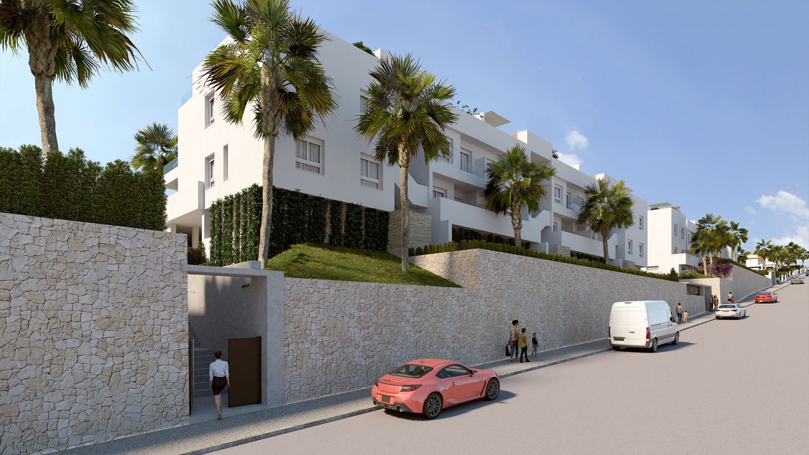 Nowoczesny apartament z basenem i ogrodem, Algorfa