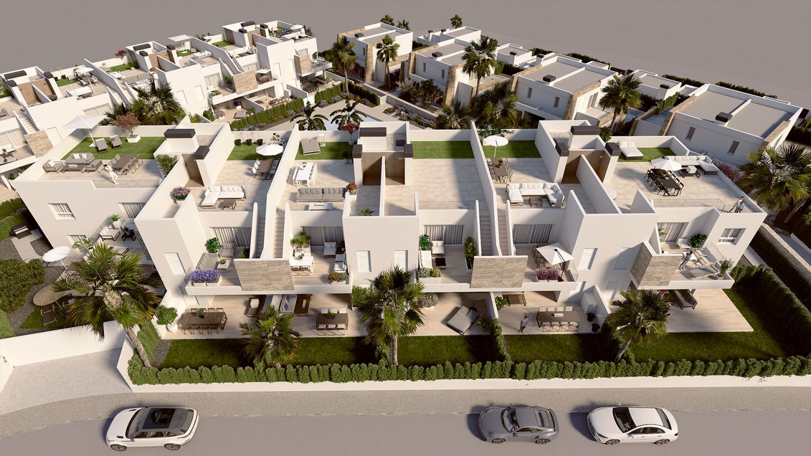 Nowoczesny apartament z basenem i ogrodem, Algorfa