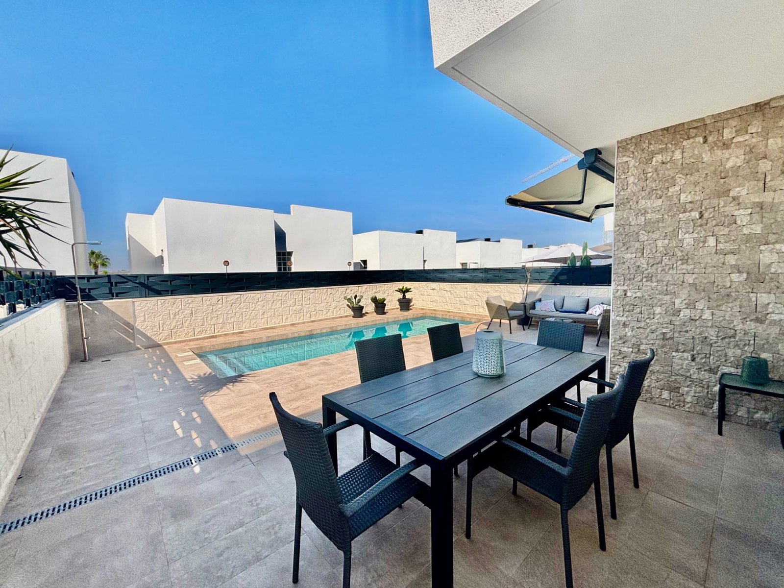 Ekskluzywny, wolnostojący chalet, prywatny basen i taras, Benijófar