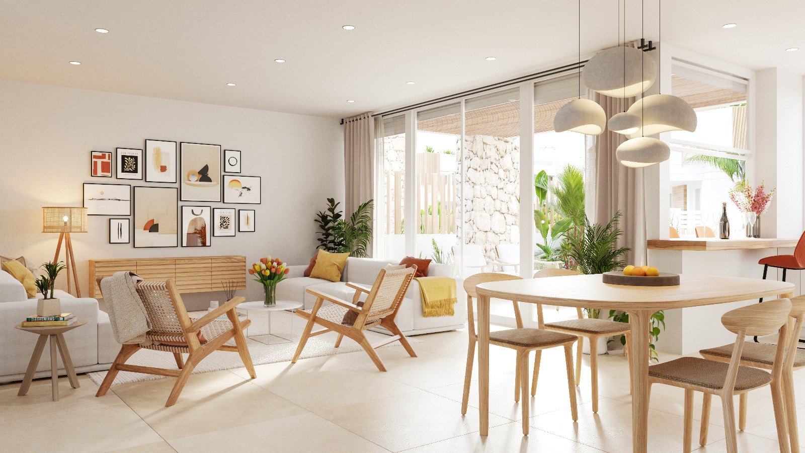 Ekskluzywny bungalow nad morzem, prywatnym ogrodem i basenem, San Juan de los Terreros