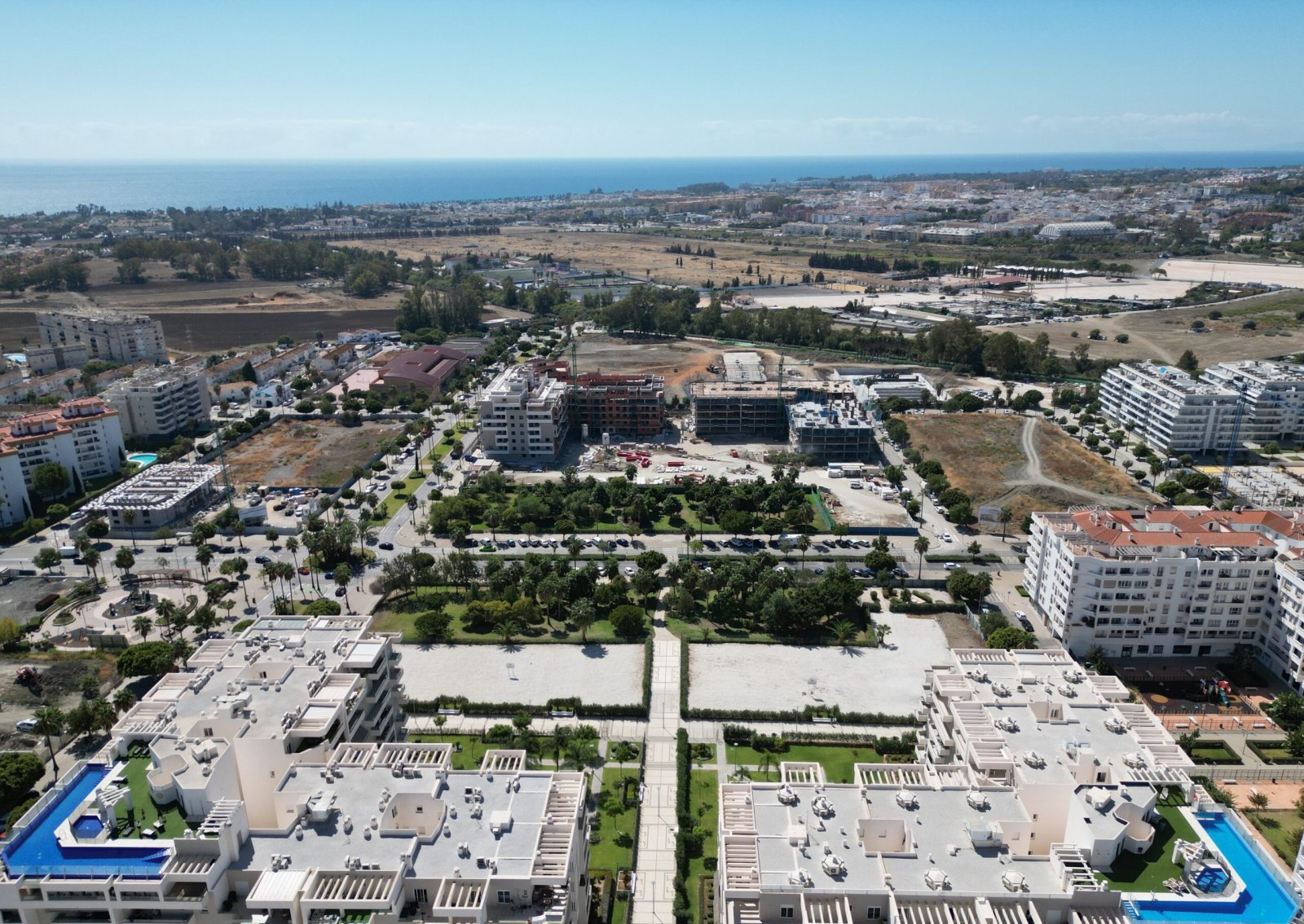 Ekskluzywne apartamenty, widok na morze i 3 km od plaży, Marbella