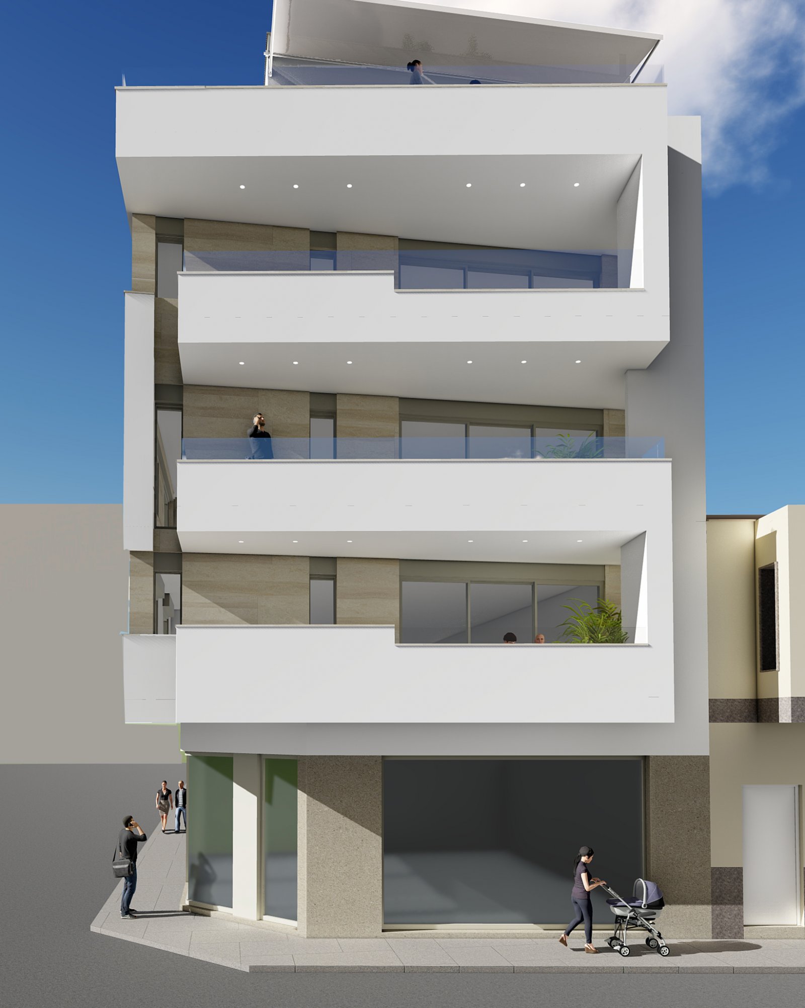 Moderne Apartments 250 m vom Meer entfernt, in der Nähe des Flughafens, Torrevieja