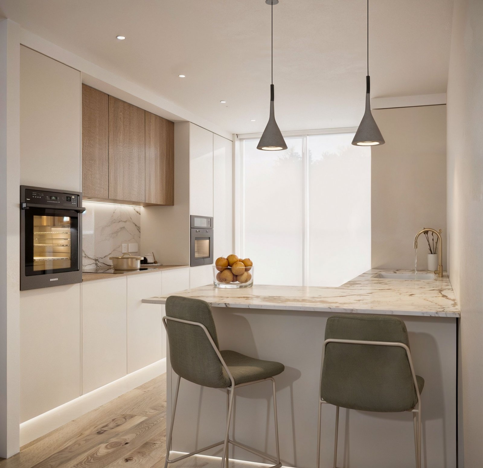 Nowoczesne apartamenty z tarasem, wspólnym basenem i ogrodem, La Nucía