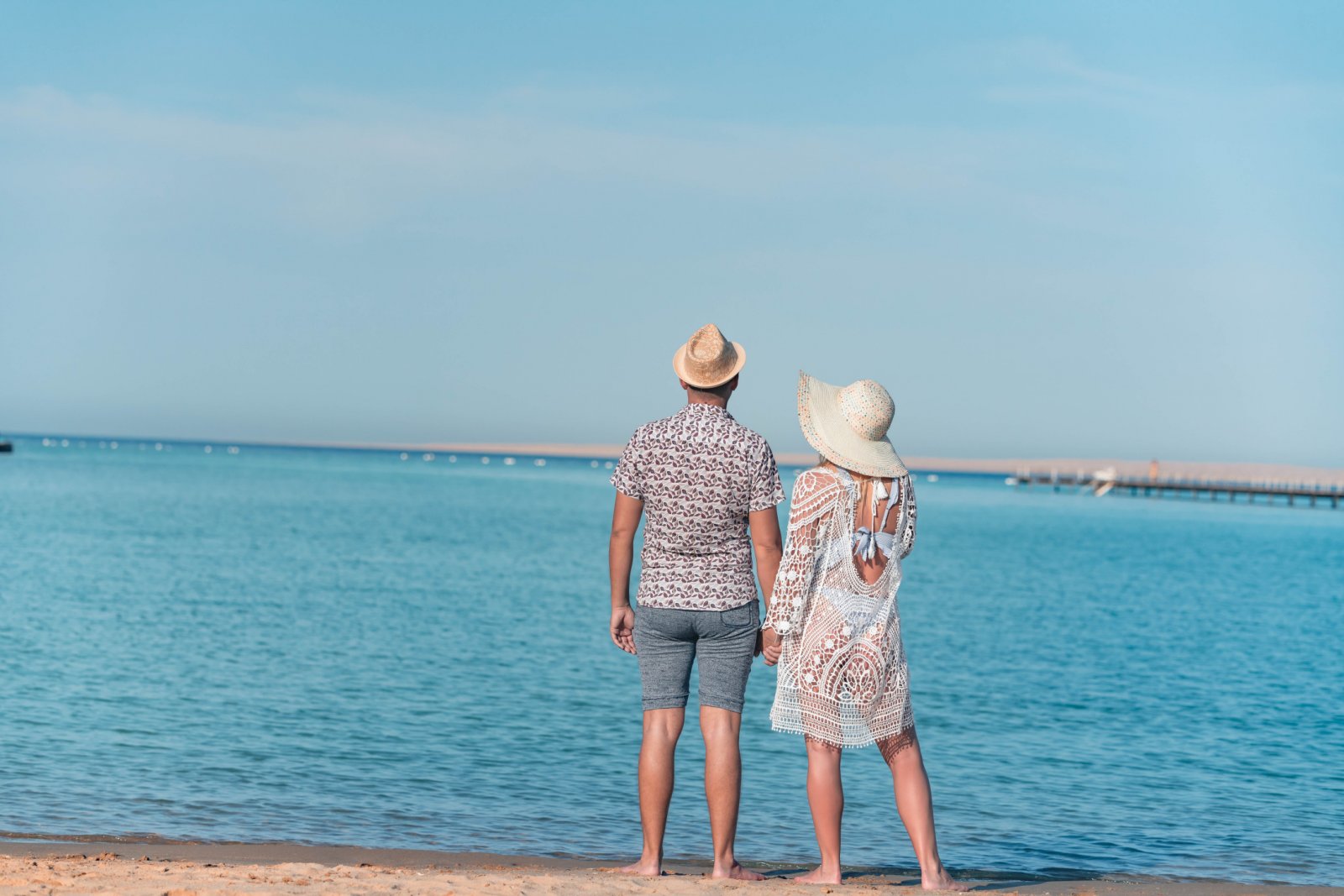 Gotowe do zamieszkania: Nowe i przestronne dwupokojowe mieszkanie z widokiem na morze w ośrodku Scandic Resort Hurghada