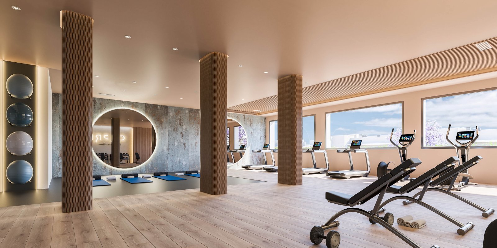 Luxusapartments, 2 km vom Strand entfernt mit Meerblick, Estepona