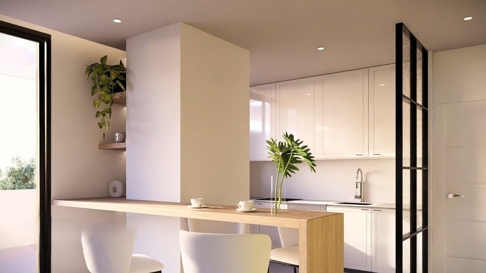 Nowoczesne apartamenty 2 km od morza, basenu i ogrodów, Jávea