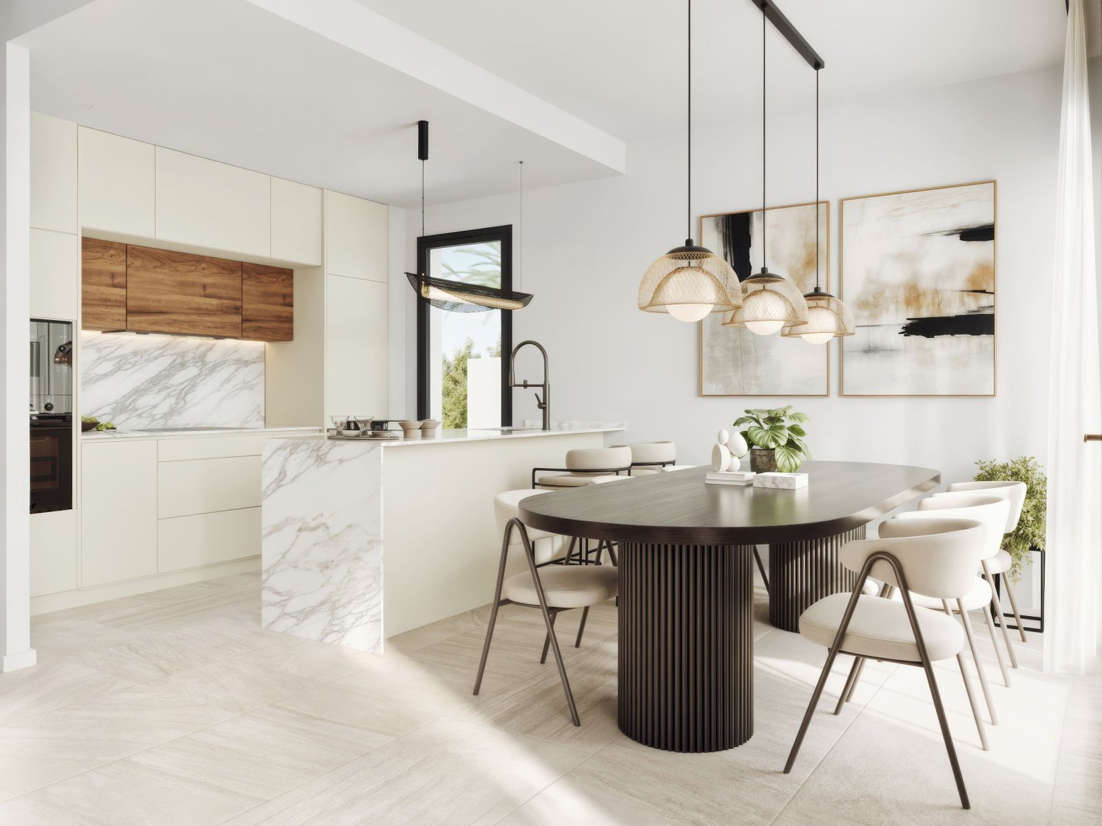 Ekskluzywne domy wolnostojące, 4 km od morza z basenem, Santa Rosalía