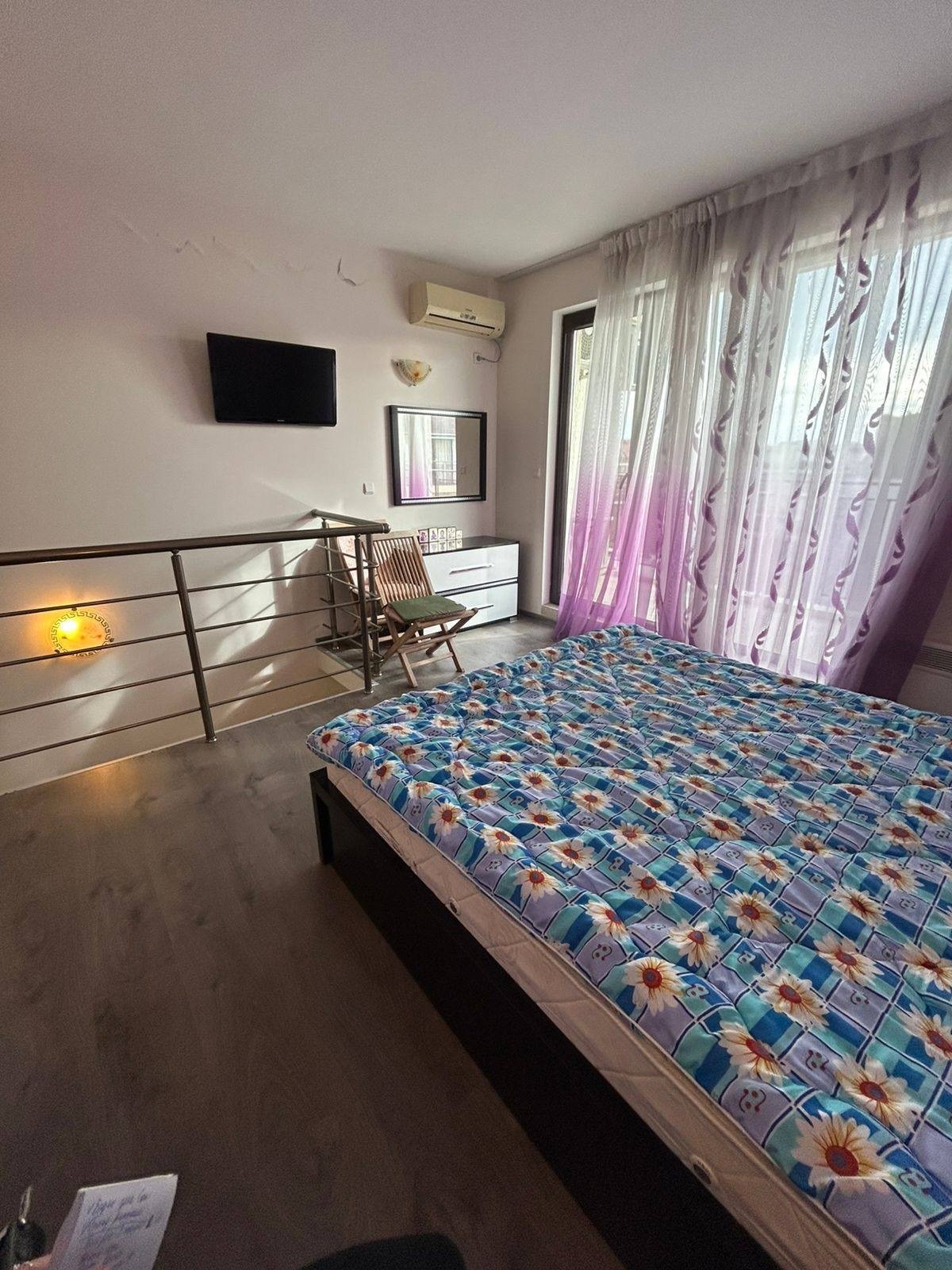 Dwupoziomowe mieszkanie z dwoma pokojami w kompleksie Amber Beach, Słoneczny Brzeg, Bułgaria