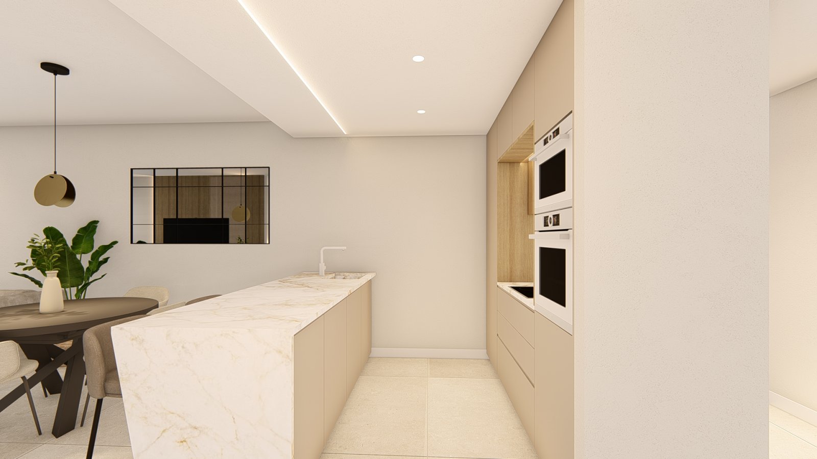 Luksusowe apartamenty 300 m od morza, 1 km od pola golfowego, Los Alcázares