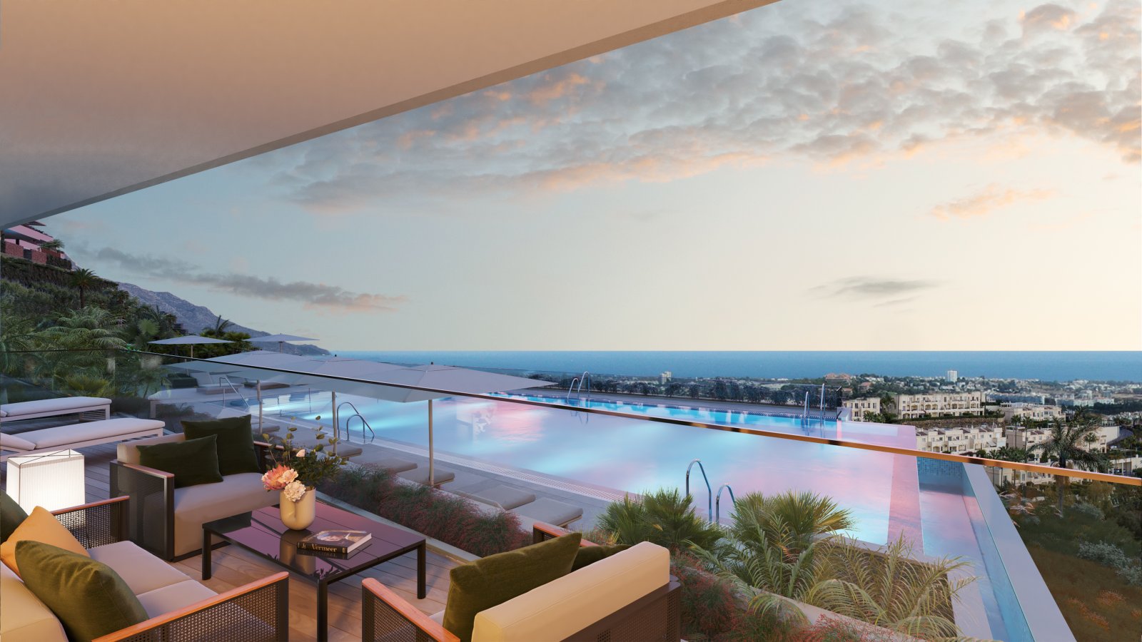 Exklusive Apartments mit privatem Garten und Meerblick, Benahavís