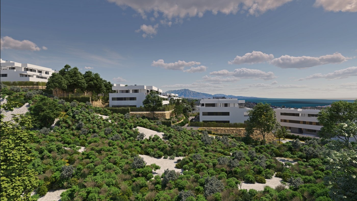 Moderne Apartments mit Meerblick, 1 km vom Strand entfernt, Casares