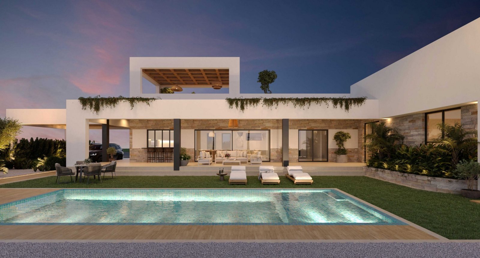 Nowoczesna willa, prywatny basen i ogród, Ciudad Quesada