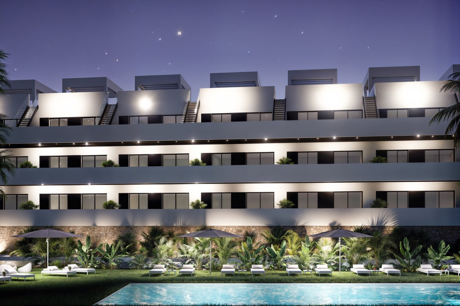 Exklusive Apartments und Penthäuser, Meerblick, Golf Bahía