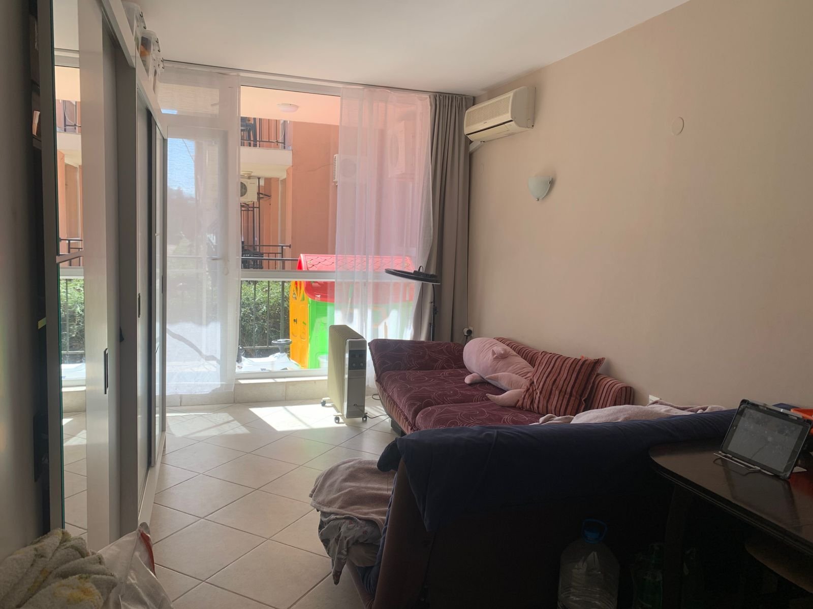 2-pokojowe mieszkanie z widokiem na basen w Sunset Beach 4, Słoneczny Brzeg