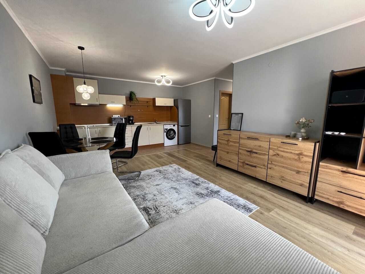 Apartament z 1 sypialnią w kompleksie Green Fort, Sveti Vlas 🌊 z widokiem na morze i las